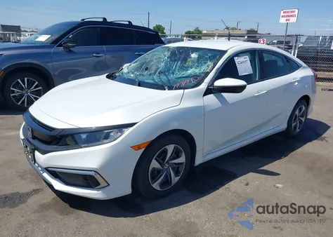 2019 Honda Civic Lx из США, поврежденный, VIN 19XFC2F66KE214476